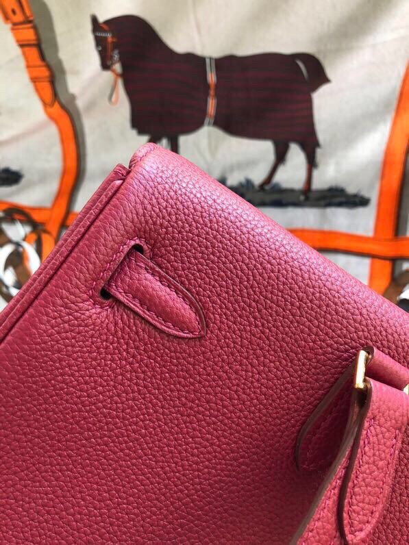 Hermes Kelly Ado Backpack In Bordeaux Clemence Leather